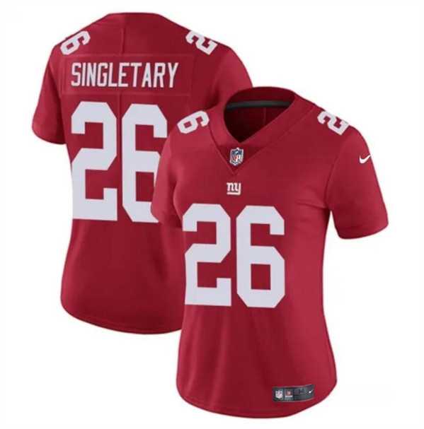 Women's New York Giants #26 Devin Singletary Red Vapor Stitched Jersey Dzhi,We sell and wholesale Women's New York Giants #26 Devin Singletary Red Vapor Stitched Jersey Dzhi on line form chian!